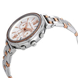 Michael Kors Sofie Chronograph Quartz White Dial Two Tone Steel Strap Watch For Women - MK6558 Authentic Buy Shop Now