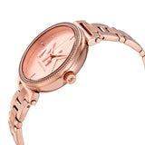 Michael Kors Sofie Quartz Rose Gold Dial Rose Gold Steel Strap Watch For Women - MK4335 Authentic Buy Shop Now