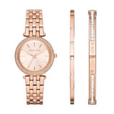 Michael Kors Darci Rose Gold Dial Rose Gold Steel Strap Watch for Women - MK3431 Authentic Buy Shop Now