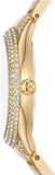 Michael Kors Sylvia Mother Of Pearl Dial Gold Steel Strap Watch For Women - MK4655 Authentic Buy Shop Now