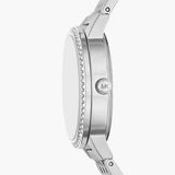 Michael Kors Melissa Quartz Silver Dial Silver Steel Strap Watch for Women - MK1055 Authentic Buy Shop Now