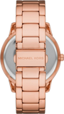 Michael Kors Tibby Quartz Rose Gold Dial Rose Gold Steel Strap Watch For Women - MK6880 Authentic Buy Shop Now