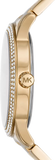 Michael Kors Tibby Chronograph Gold Dial Gold Steel Strap Watch For Women - MK6927 Authentic Buy Shop Now