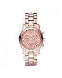 Michael Kors Runway Chronograph Rose Gold Dial Rose Gold Steel Strap Watch for Women - MK5430 Authentic Buy Shop Now