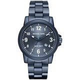 Michael Kors Paxton Quartz Blue Dial Blue Steel Strap Watch For Men - MK8533 Authentic Buy Shop Now