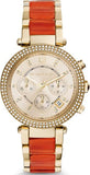 Michael Kors Parker Gold Dial Two Tone Steel Strap Watch for Women - MK6139 Authentic Buy Shop Now