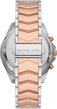 Michael Kors Whitney Chronograph Silver Dial Two Tone Steel Strap Watch For Women - MK7225 Authentic Buy Shop Now