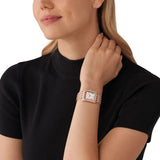 Michael Kors Emery Three-Hand White Dial Rose Gold Steel Strap Watch for Women - MK4743 Authentic Buy Shop Now
