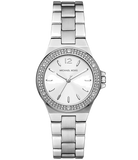 Michael Kors Lennox Three Hand Silver Dial Silver Steel Strap Watch For Women - MK7280 Authentic Buy Shop Now