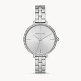 Michael Kors Charley Quartz Silver Dial Silver Steel Strap Watch for Women - MK4398 Authentic Buy Shop Now