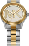 Michael Kors Analog Silver Dial Two Tone Steel Strap Watch For Women - MK7319 Authentic Buy Shop Now
