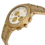 Michael Kors Wyatt Chronograph White Dial Gold Steel Strap Watch For Women - MK5933 Authentic Buy Shop Now
