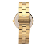 Michael Kors Garner Quartz Gold Dial Gold Steel Strap Watch For Women - MK6408 Authentic Buy Shop Now