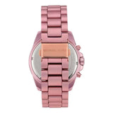 Michael Kors Slim Runway Pink Dial Pink Steel Strap Watch For Women - MK4456 Authentic Buy Shop Now