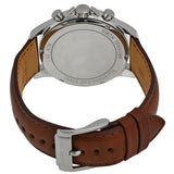 Michael Kors Gage Chronograph Blue Dial Brown Leather Strap Watch For Men - MK8362 Authentic Buy Shop Now