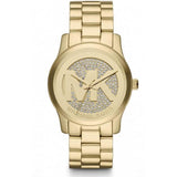 Michael Kors Runway Quartz Gold Dial Gold Steel Strap Watch For Women - MK5852 Authentic Buy Shop Now