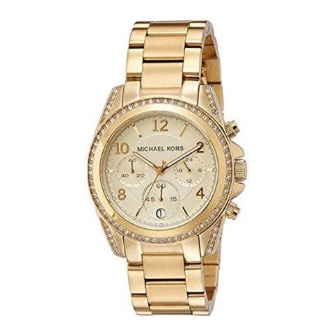 Michael Kors Runway Gold Dial Gold Steel Strap Watch for Women - MK5166 Authentic Buy Shop Now