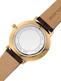 Michael Kors Pyper Quartz Silver Dial Brown Leather Strap Watch For Women - MK2857 Authentic Buy Shop Now