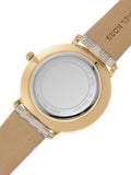 Michael Kors Pyper Quartz Silver Dial White Leather Strap Watch For Women - MK2858 Authentic Buy Shop Now
