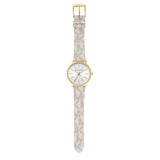 Michael Kors Pyper Quartz Silver Dial White Leather Strap Watch For Women - MK2858 Authentic Buy Shop Now