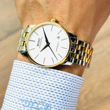 Mido Baroncelli Automatic White Dial Two Tone Steel Strap Watch For Women - M8600.9.N6.1 Authentic Buy Shop Now