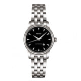 Mido Baroncelli Ii Automatic Black Dial Silver Steel Strap Watch For Men - M8600.4.18.1 Authentic Buy Shop Now