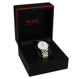 Mido Baroncelli Automatic White Dial Two Tone Steel Strap Watch For Women - M8600.9.N6.1 Authentic Buy Shop Now