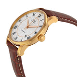 Mido Baroncelli III Automatic Silver Dial Brown Leather Strap Watch For Men - M8600.2.21.8 Authentic Buy Shop Now