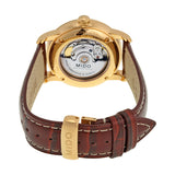 Mido Baroncelli III Automatic Silver Dial Brown Leather Strap Watch For Men - M8600.2.21.8 Authentic Buy Shop Now