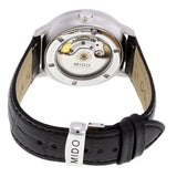 Mido Comander II Automatic Chronometer Silver Dial Black Leather Strap Watch For Men - M021.431.16.031.00 Authentic Buy Shop Now