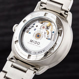Mido Commander II Automatic Chronometer Grey Dial Silver Steel Strap Watch For Men - M021.431.11.061.00 Authentic Buy Shop Now