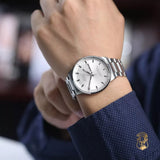 Mido Commander II Automatic Chronometer Silver Dial Silver Steel Strap Watch For Men - M021.431.11.031.00 Authentic Buy Shop Now