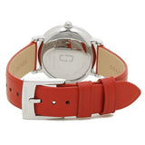 Marc Jacobs Roxy Silver Dial Red Leather Strap Watch for Women - MJ1632 Authentic Buy Shop Now