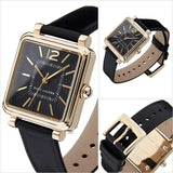 Marc Jacobs Vic Black Dial Black Leather Strap Watch for Women - MJ1522 Authentic Buy Shop Now