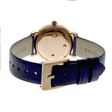 Marc Jacobs Roxy Navy Blue Dial Navy Blue Leather Strap Watch for Women - MJ1539 Authentic Buy Shop Now