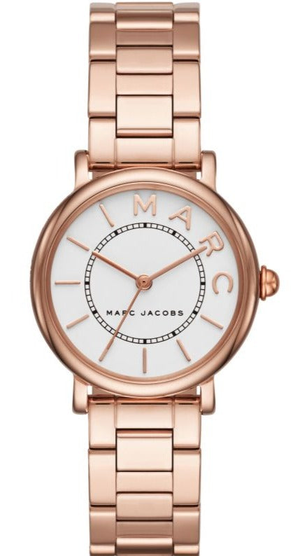 Marc Jacobs Roxy White Dial Rose Gold Steel Strap Watch for Women - MJ3527 Authentic Buy Shop Now