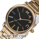 Marc Jacobs Roxy Black Dial Rose Gold Steel Strap Watch for Women - MJ3569 Authentic Buy Shop Now