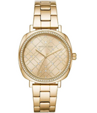 Michael Kors Nia Quartz Gold Dial Gold Steel Strap Watch For Women - MK3989 Authentic Buy Shop Now