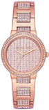 Michael Kors Gabbi Rose Gold Dial Rose Gold Steel Strap Watch For Women - MK3986 Authentic Buy Shop Now
