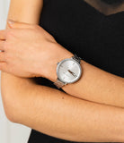 Michael Kors Charley Quartz Silver Dial Silver Steel Strap Watch for Women - MK4398 Authentic Buy Shop Now