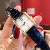 Michael Kors Lake Quartz White Dial Black Leather Strap Watch For Women - MK2762 Authentic Buy Shop Now