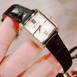 Michael Kors Lake Quartz White Dial Black Leather Strap Watch For Women - MK2762 Authentic Buy Shop Now