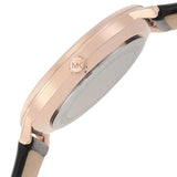 Michael Kors Pyper Quartz White Dial Black Leather Strap Watch For Women - MK2834 Authentic Buy Shop Now
