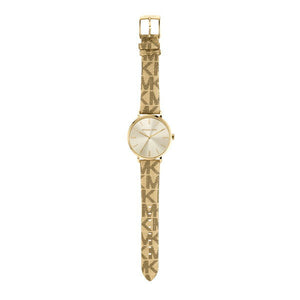 Michael Kors Addyson Quartz Gold Dial Gold Leather Strap Watch for Women - MK2952 Authentic Buy Shop Now