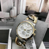 Michael Kors Runway White Dial Two Tone Steel Strap Watch for Women - MK3199 Authentic Buy Shop Now