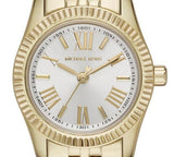 Michael Kors Lexington Quartz Silver Dial Gold Steel Strap Watch For Women - MK3229 Authentic Buy Shop Now
