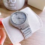 Michael Kors Kerry Crystal Pave Silver Dial Silver Steel Strap Watch For Women - MK3359 Authentic Buy Shop Now