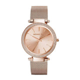 Michael Kors Darci Rose Gold Dial Rose Gold Mesh Bracelet Watch for Women - MK3369 Authentic Buy Shop Now
