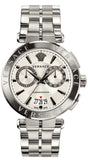 Versace Aion Chronograph White Dial Silver Steel Strap Watch for Men - VBR040017 Authentic Buy Shop Now