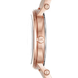 Michael Kors Norie Rose Gold Dial Rose Gold Steel Strap Watch for Women - MK3561 Authentic Buy Shop Now